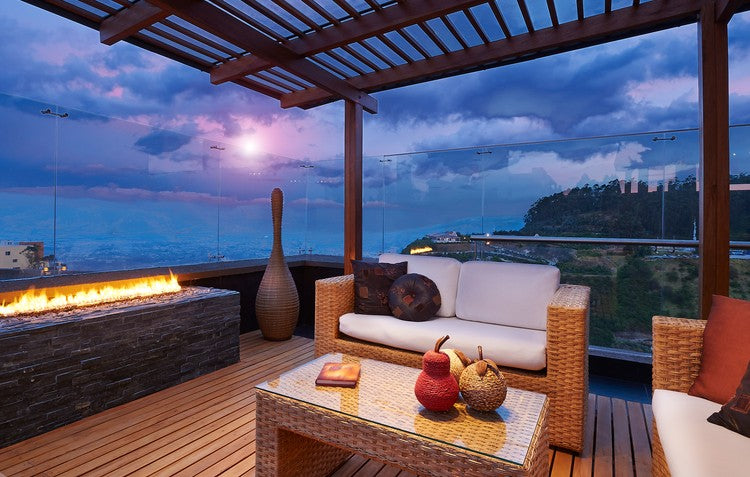Balcony with ocean view