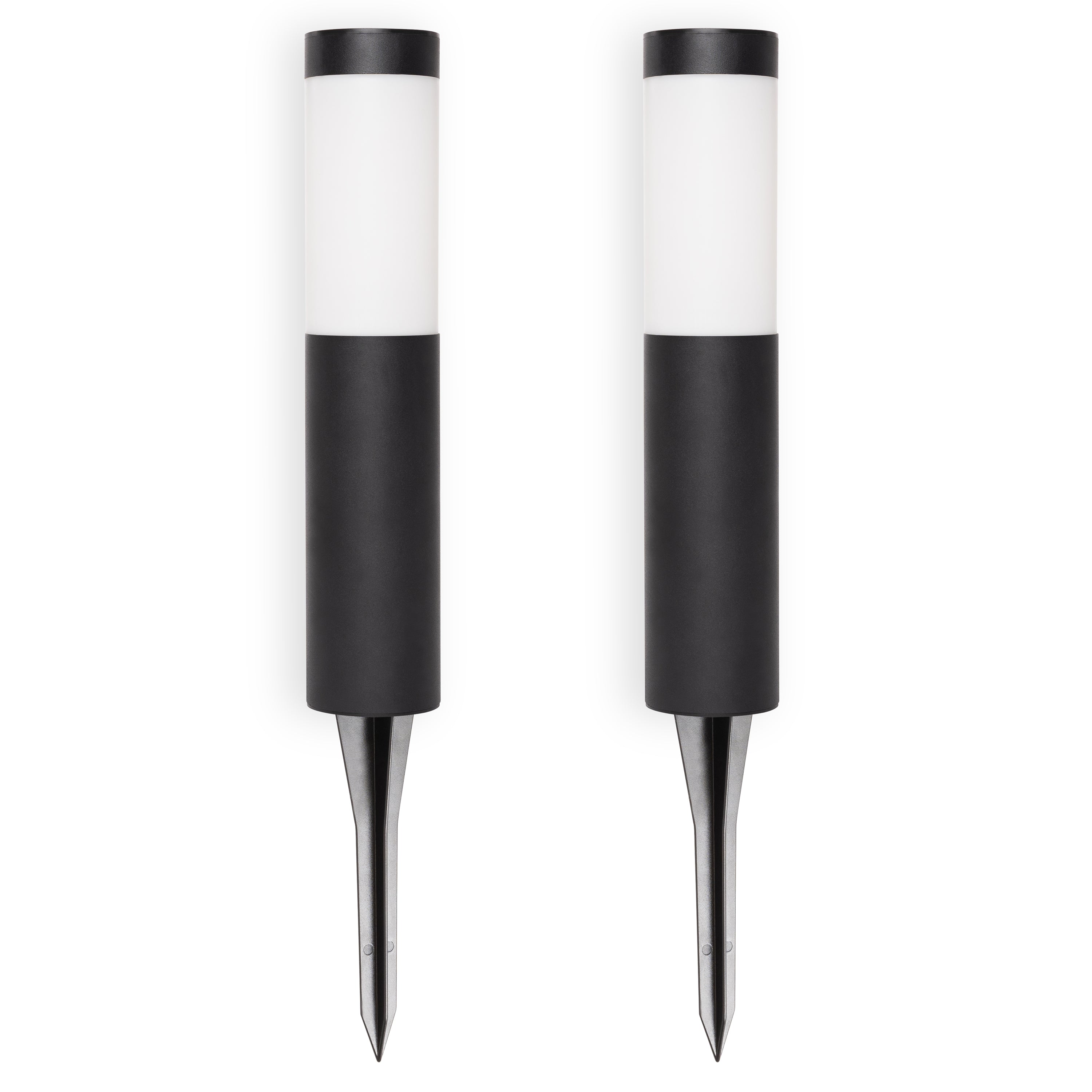Solar Post Light Warm White 2 Pack Hoselink