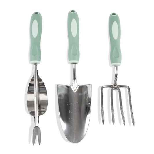 Garden Fork, Trowel and Weeder Set