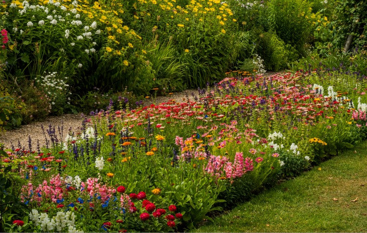 how to create a country garden