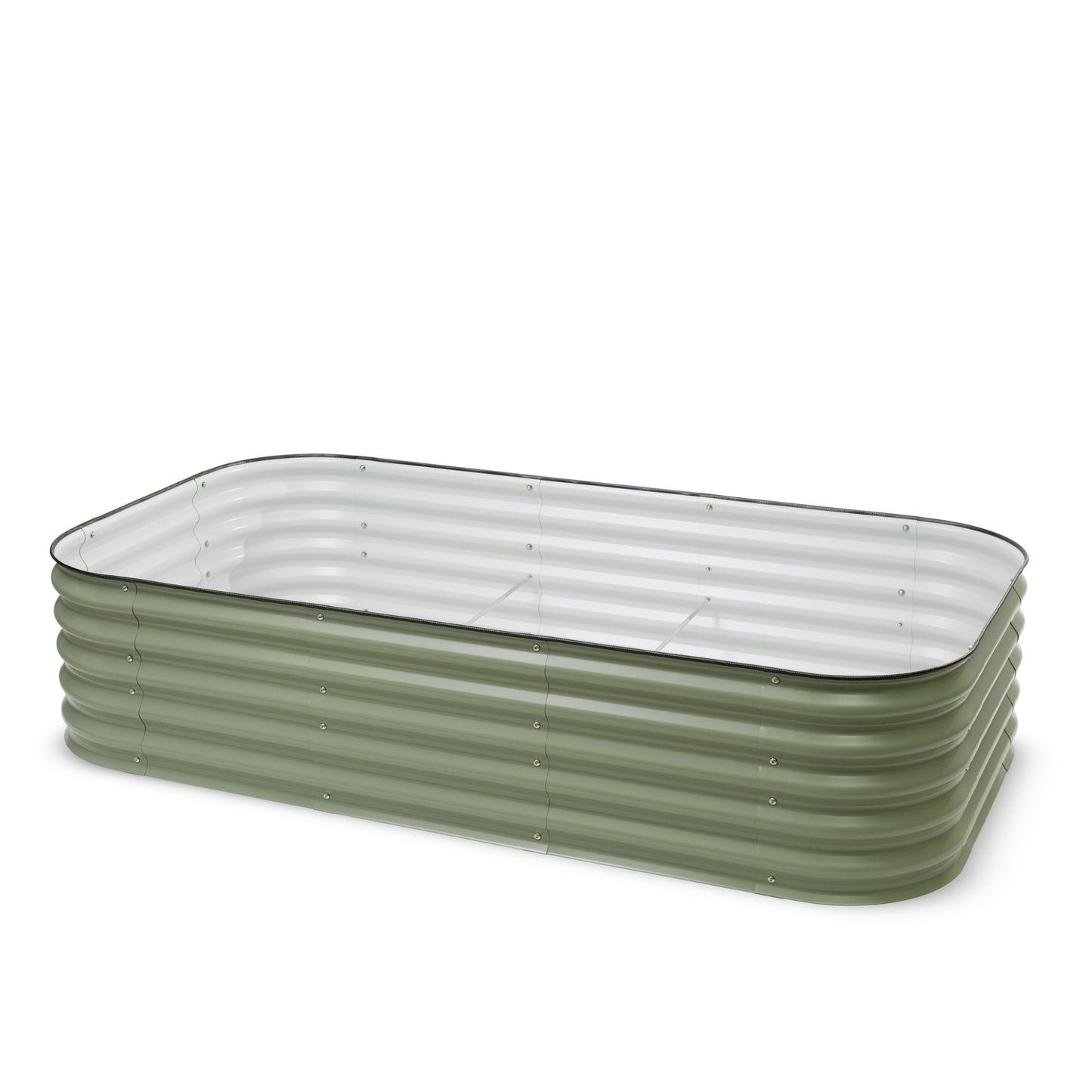 9 in 1 Metal Raised Garden Bed | 43cm Tall | Sage