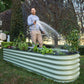 9 in 1 Metal Raised Garden Bed | 43cm Tall | Sage