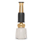 Brass Spray Nozzle and Accessory Connector on white background