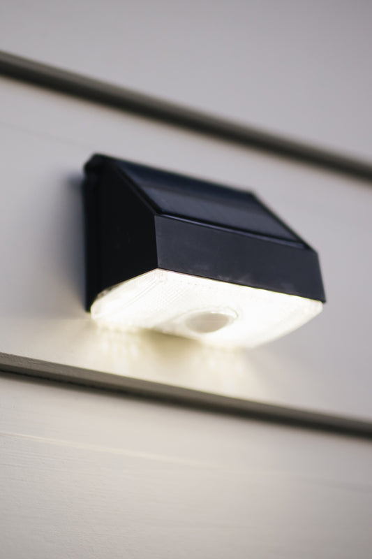 Compact Solar Floodlight mounted on wall