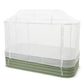 Studio image of the Year-round Greenhouse System with mesh cover on a white background