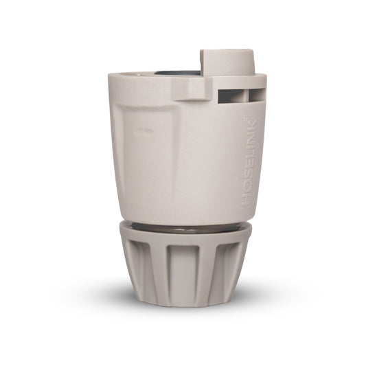 Warm Grey Hose End Connector Gen 2 on a white background