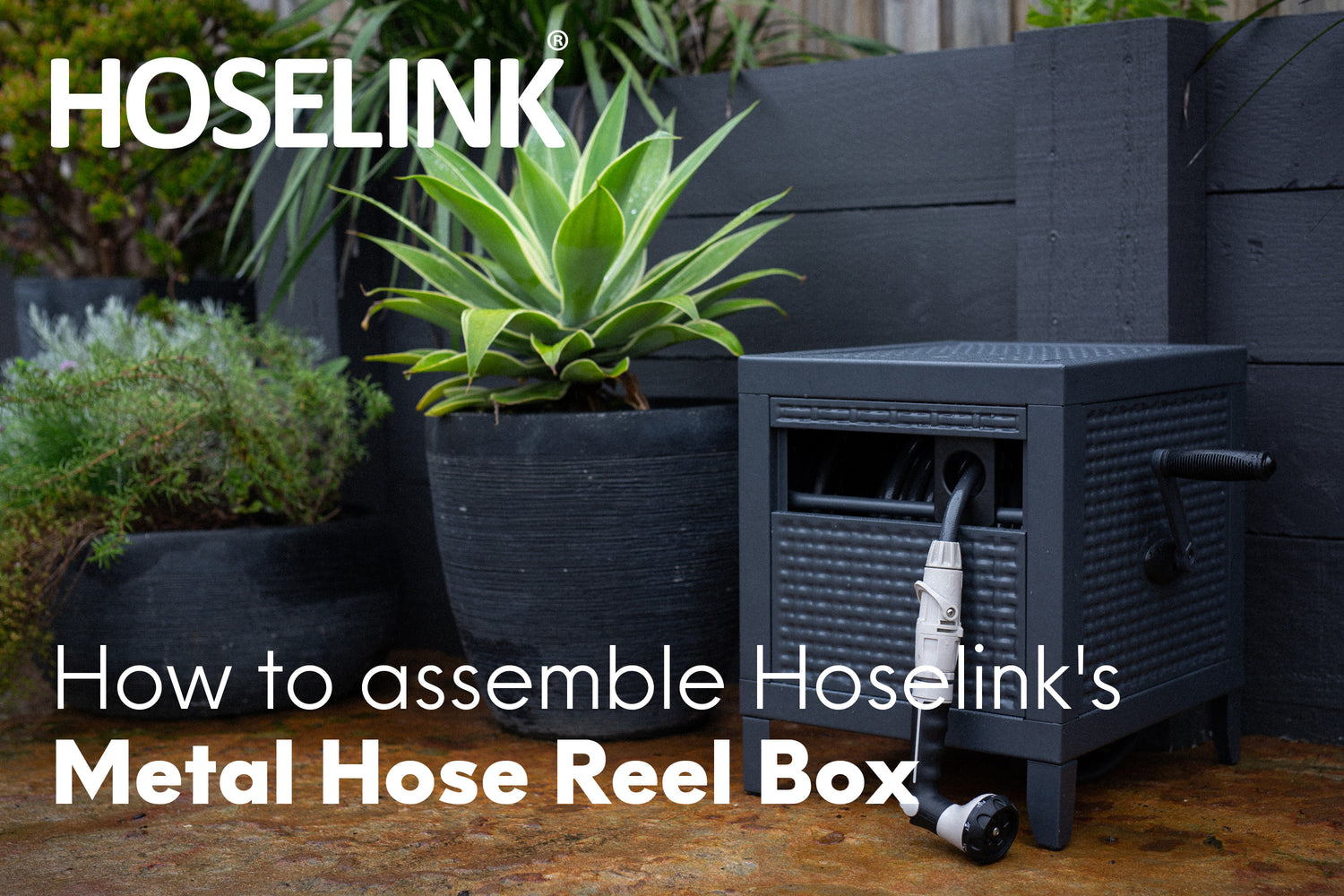 How to Assemble Hoselink's Metal Hose Reel Box