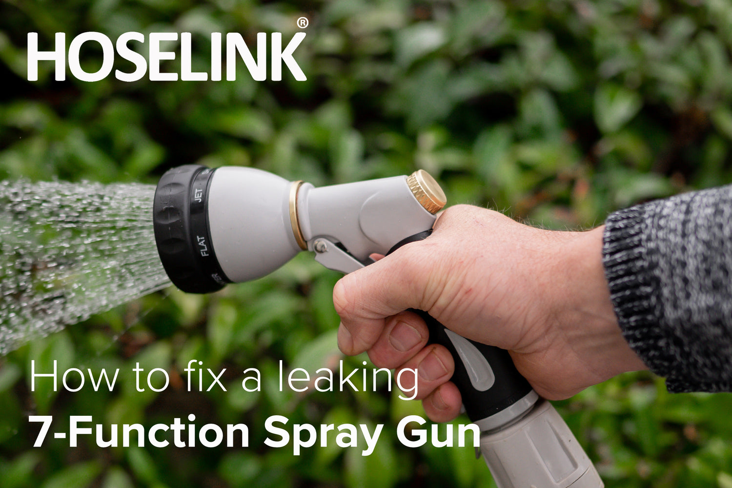 How to fix a leaking Hoselink 7-Function Spray Gun