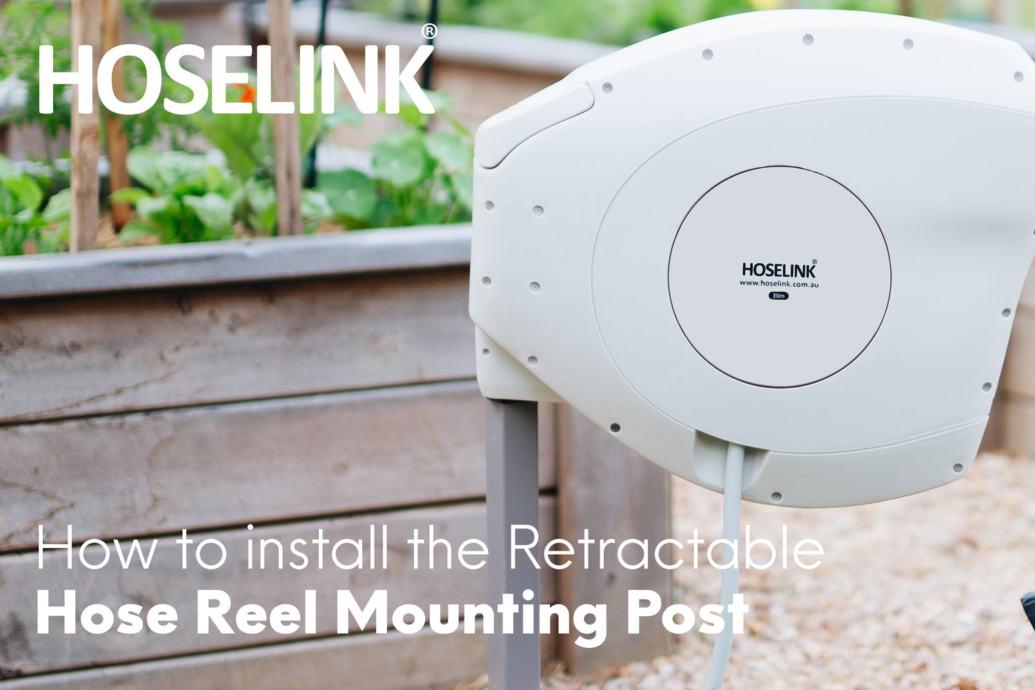 How to Install the Retractable Hose Reel Mounting Post | Hoselink Optional Accessory