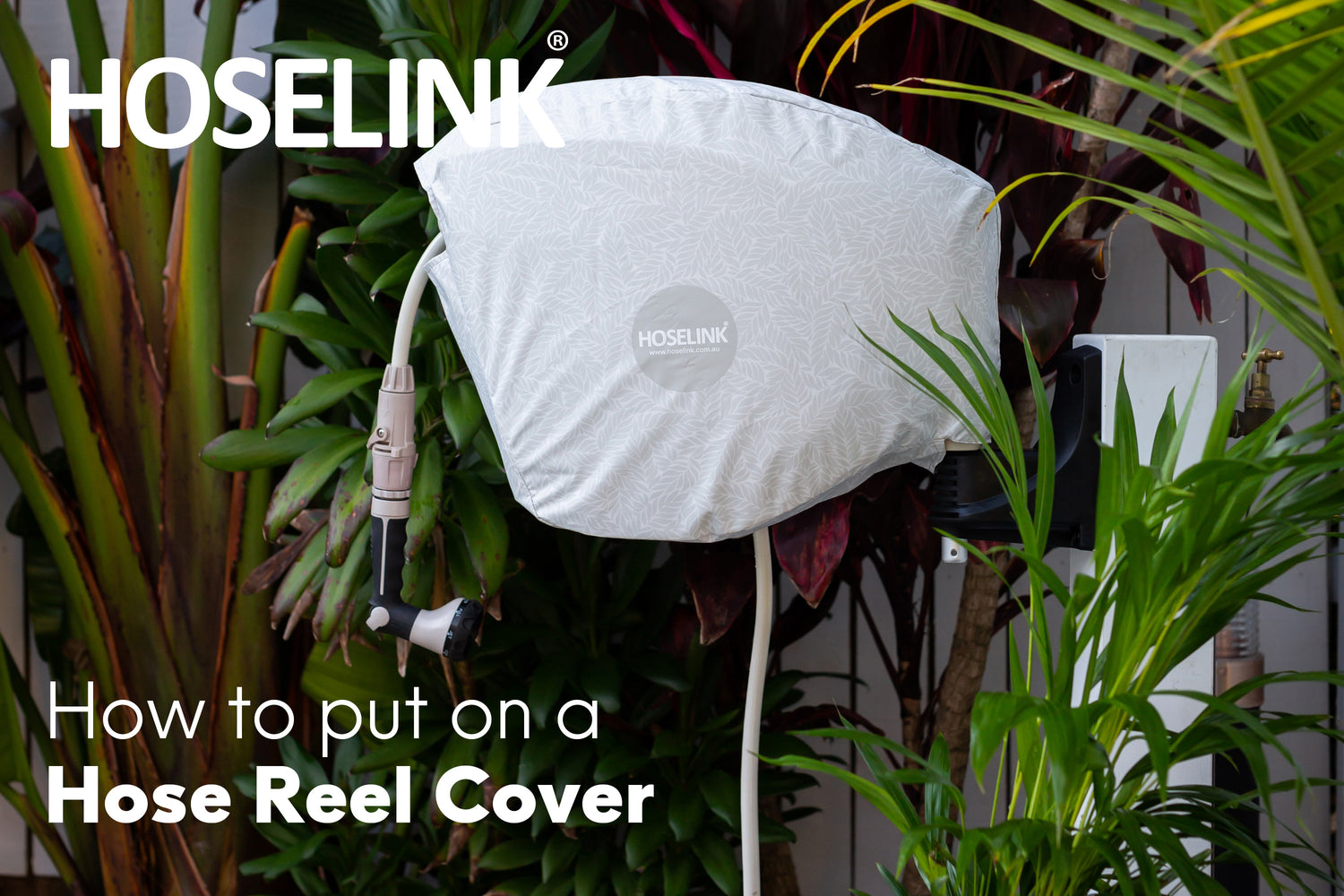 How to put on a Hose Reel Cover | Hoselink Retractable Hose Reel | Optional Accessory