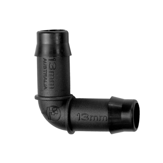13mm irrigation elbow joint on a white background 