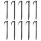 Set of 10 Hold-Down Stakes on white background