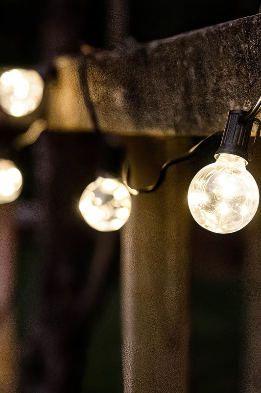 solar party garland lights