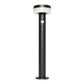 Black Stainless Steel Solar Bollard | Motion Sensor | MIDNIGHT