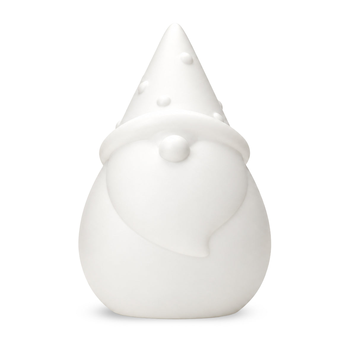 Solar Santa light on a white background