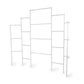 Metal Wall Trellis for 9 in 1 Garden bed on it's own against a white background.