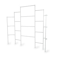 Metal Wall Trellis for 9 in 1 Garden bed on it's own against a white background.