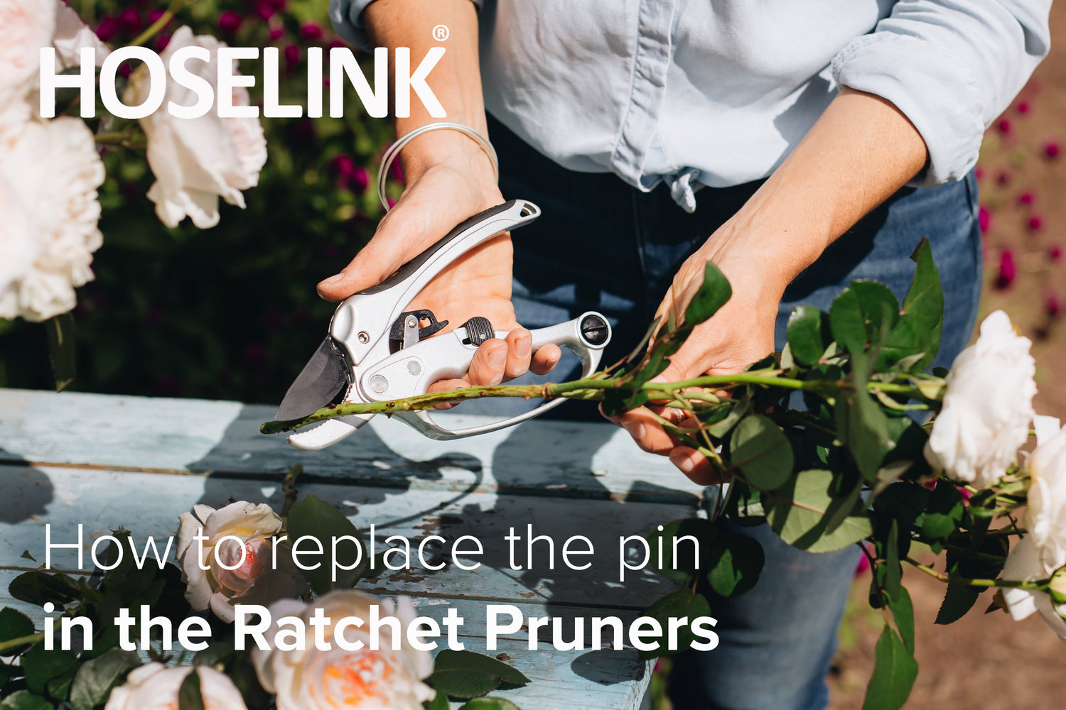 How to replace the pin in Hoselink's Ratchet Pruners