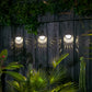 Round Solar Wall Lights | 1LED | 2 Pack | FLAIR