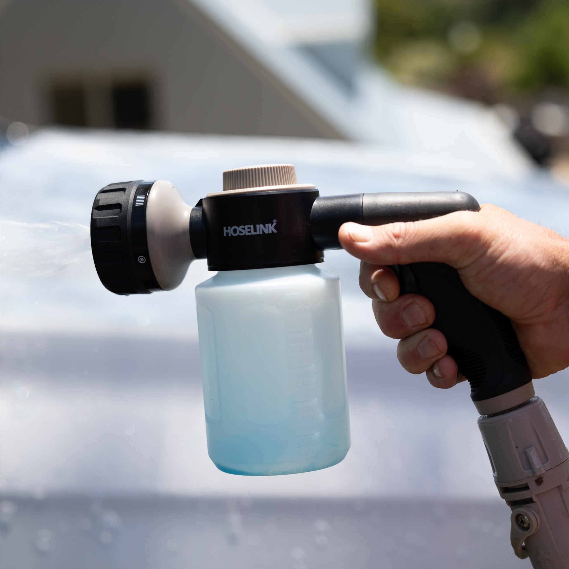 garden hose spray with soap dispenser Hose Soap Dispenser