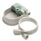 auto-fill pet bowl and leader hose on a white background