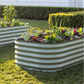 9 in 1 Metal Raised Garden Bed | 43cm Tall | Sage