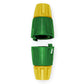 green hose joiner set on a white background