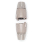 warm grey hose joiner set on a white background