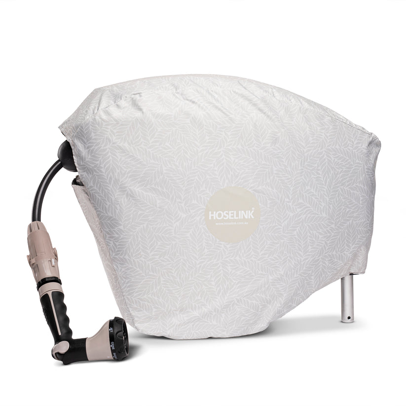 Garden Hose Reel Cover Beige Fern Outdoor Hose Reel Cover Hoselink