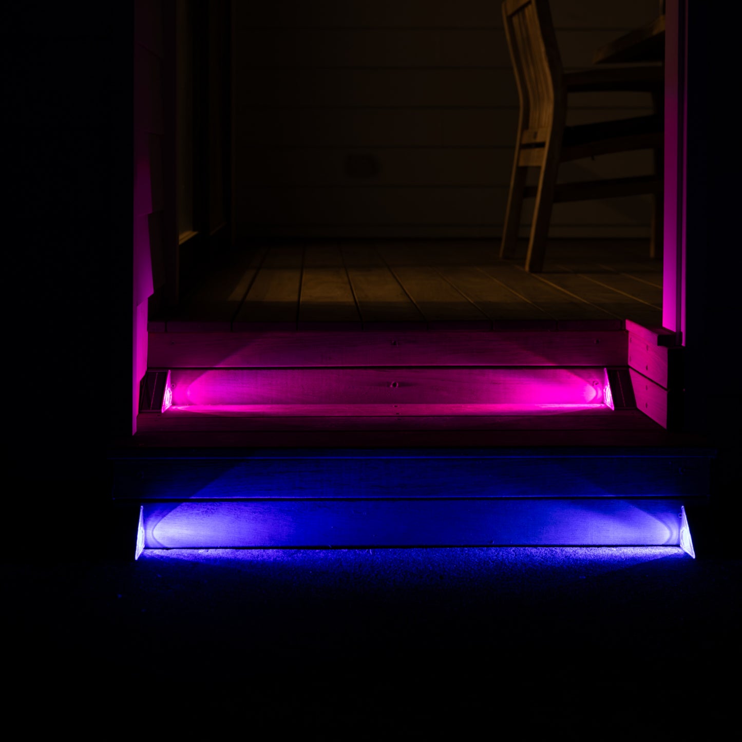 Solar Corner Step Light | Multi-coloured | 2 PACK | TRIANGLE