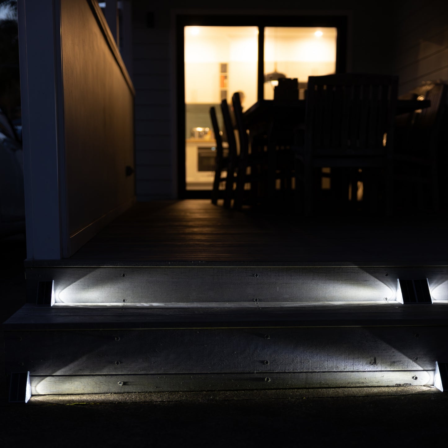 Solar Corner Step Light | Multi-coloured | 2 PACK | TRIANGLE