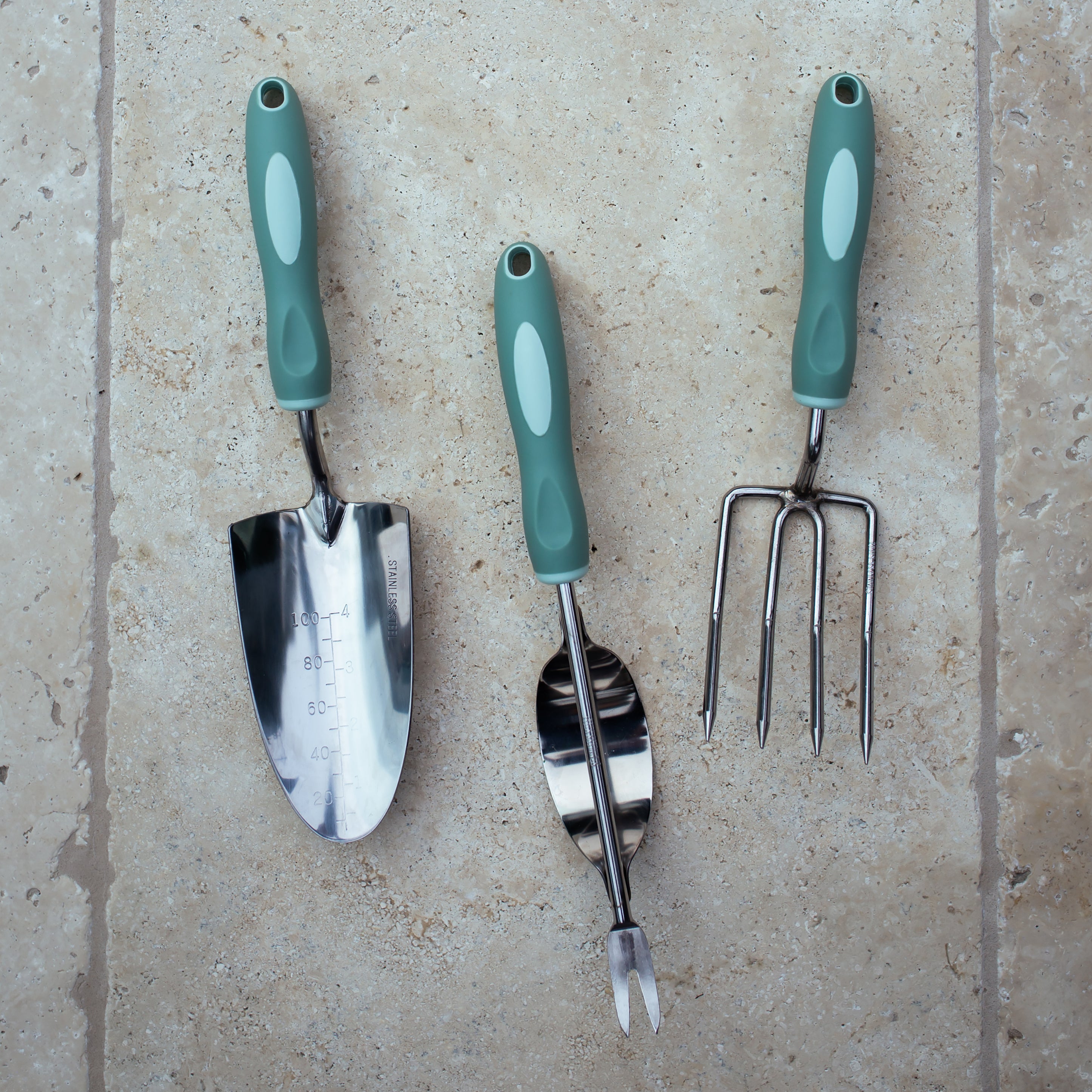 Trowel, Fork & Weeder Set Garden Hand Tool Set Hoselink