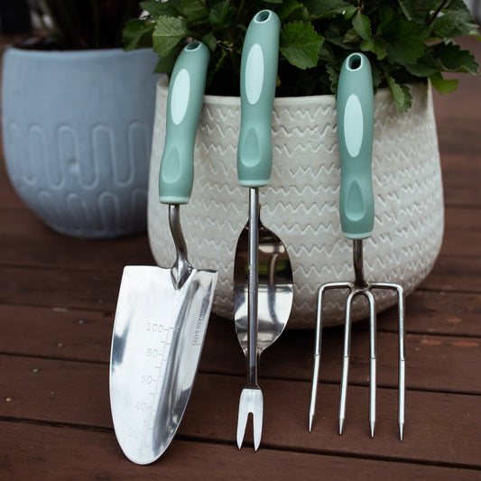 Garden Fork, Trowel and Weeder Set