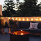 Solar Festoon Lights | Extension | Warm White | 25 Bulbs | FIESTA+