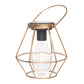 Industrial Style Solar Lantern | 2LED | Filament Globe | RUSTICA