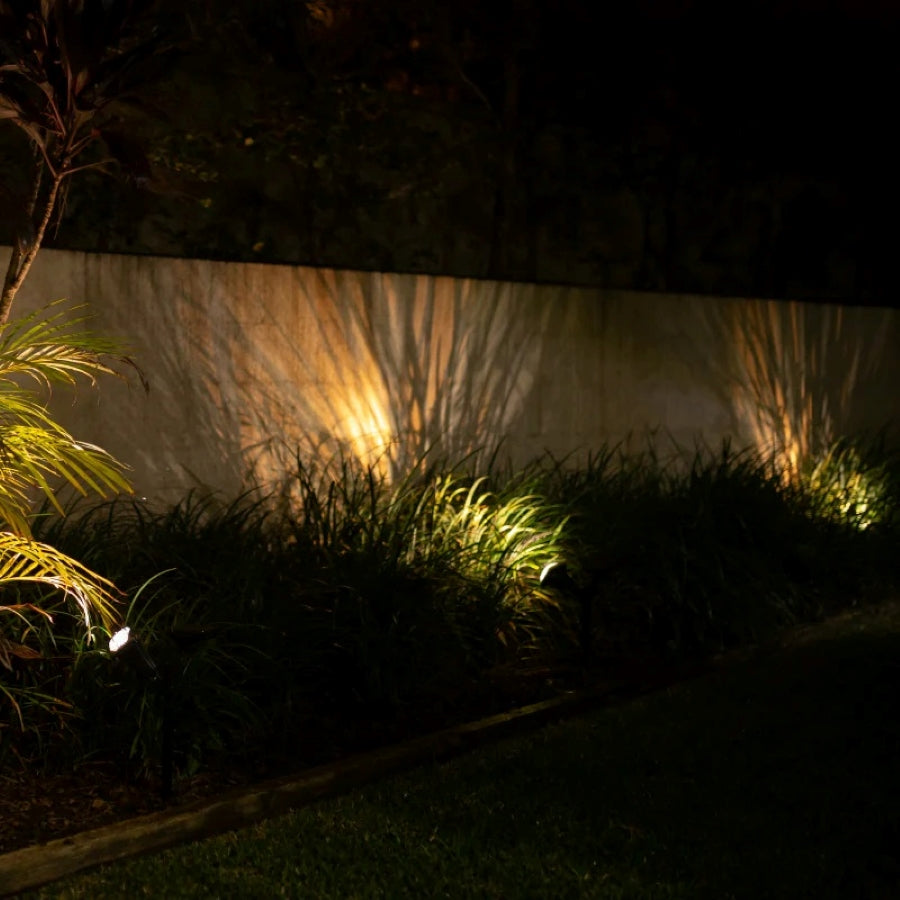 Adjustable Solar Garden Spotlight | Ground Spike | 5LED | FOCUS