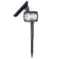 Adjustable Solar Garden Spotlight | Ground Spike | 5LED | FOCUS