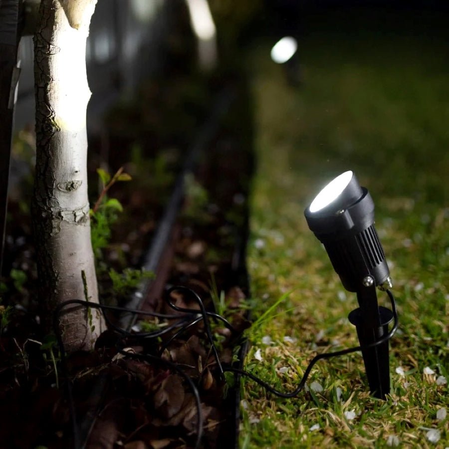 Solar Garden Spotlight | 3 Adjustable Heads | Warm White | ACCENT