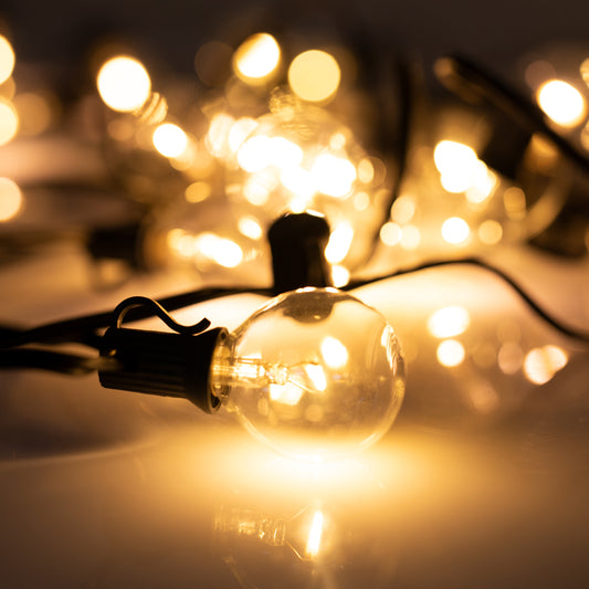 Solar Festoon Lights | Extension | Warm White | 25 Bulbs | FIESTA+
