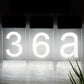 Solar Illuminated House Numbers | 3 Colour Modes | AVENUE