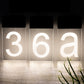 Solar Illuminated House Numbers | 3 Colour Modes | AVENUE