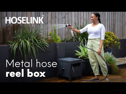 Metal Garden Hose Reel Box
