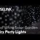 Solar Fairy Lights | Cool White | 150 LED | 16.5m | PIXIE