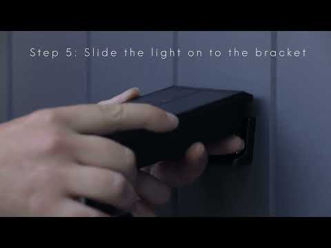 Wall mount solar spotlight deals