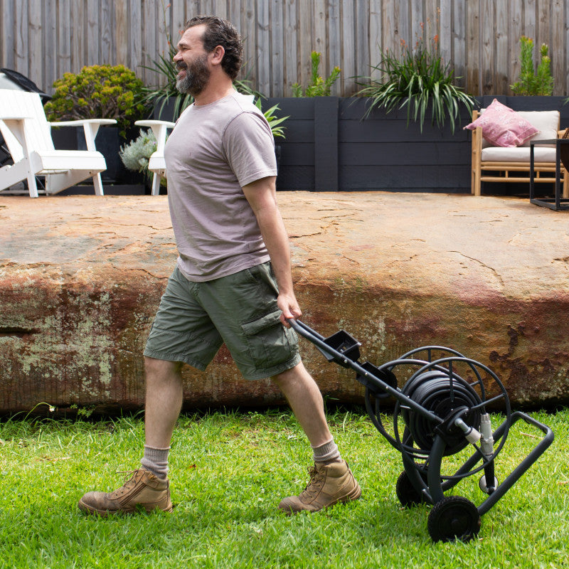 Metal Hose Reel Cart