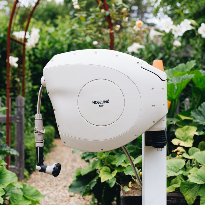 Garden Hose Reel Cover Charcoal Fern Outdoor Hose Reel Cover Hoselink